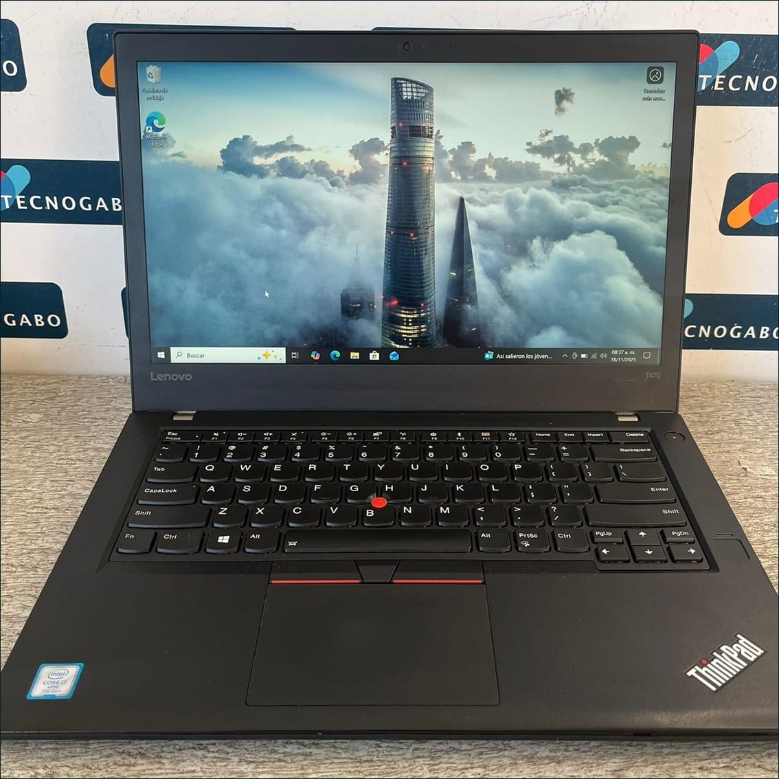 Laptop Lenovo ThinkPad T460s | Core i7-6200U | Ultraligera | SSD 256GB + 12GB RAM | 14”