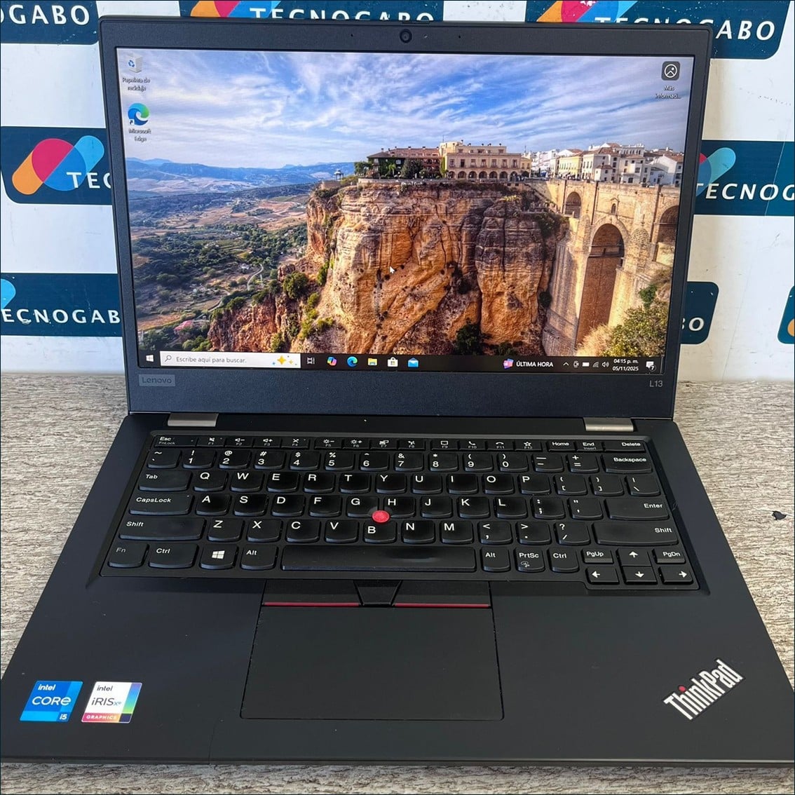 Laptop Lenovo ThinkPad L13 | Core i5 11va Gen | Intel Iris Xe | Compacta, rápida y profesional